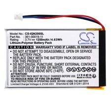 CS Battery for Garmin Nuvi 200 Nuvi 200W Nuvi 205 Nuvi 205T Nuvi 260W Nuvi 260