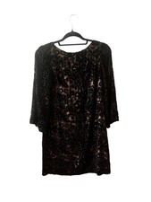 NWT Alice + Olivia Riska beaded velvet devoré cocktail dress special Holiday 2