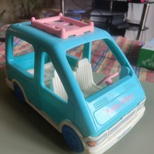 Vintage Fisher Price Loving family Jeep Car 1993 RARE! fp123 van missing door 