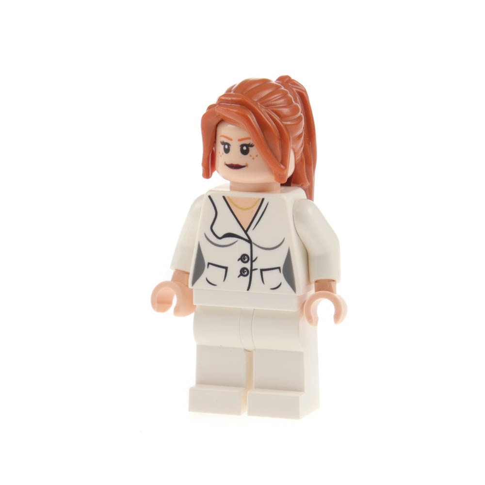 1X Lego Minifigure Super Heroes Pepper Potts Hair Orange Iron Man 76007 SH0068