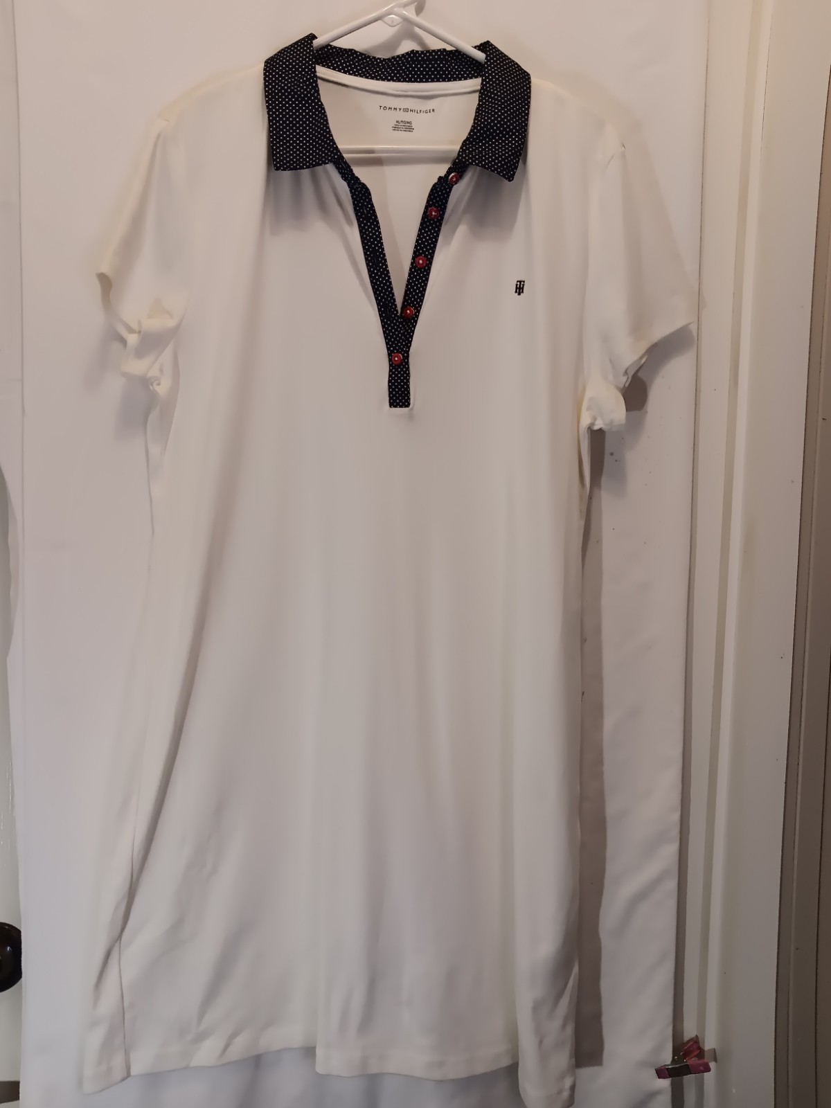 Tommy Hilfiger Womens Polo Shirt Dress Size L Classic Fit Casual Comfort