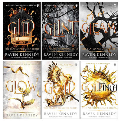 The Plated Prisoner Series 6 Books Collection Set by Raven Kennedy (Gild, Glint,