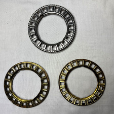 Lámpara de aceite de queroseno anillo collar corona espaciador parte de colección latón cromo lote nuevo #M10