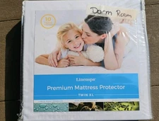 Linenspa Mattress Protector Twin XL Dorm  Liquid Proof Dust Mite Protection NEW
