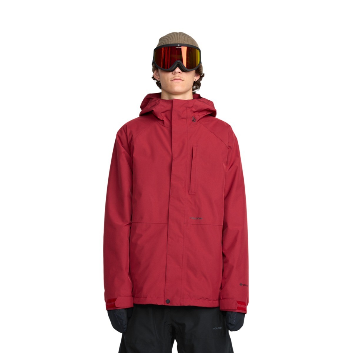 Brand New Mens 2026 Volcom DUA Insulated GORE-TEX Jacket Burnt Red Size Large 38790₽