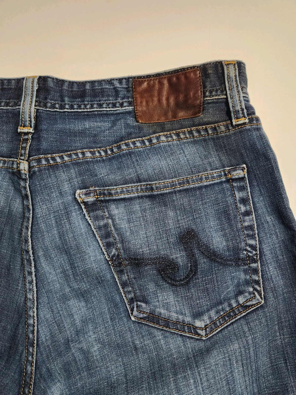 Adriano Goldschmied AG size 33 W 32 L The Protege Straight Leg Mens Jeans Denim thumbnail 8