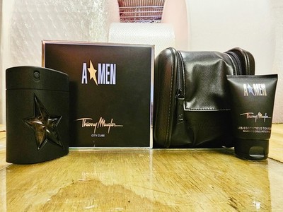 VINTAGE Thierry Mugler A*Men Gift Set 2008 BATCH 810328 - 1.7oz EDT Rubber Flask