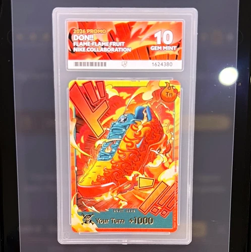 1st POP Flame-Flame Fruit Nike Collaboration DON!! 2026 Promo Foil +1000 ACE 10