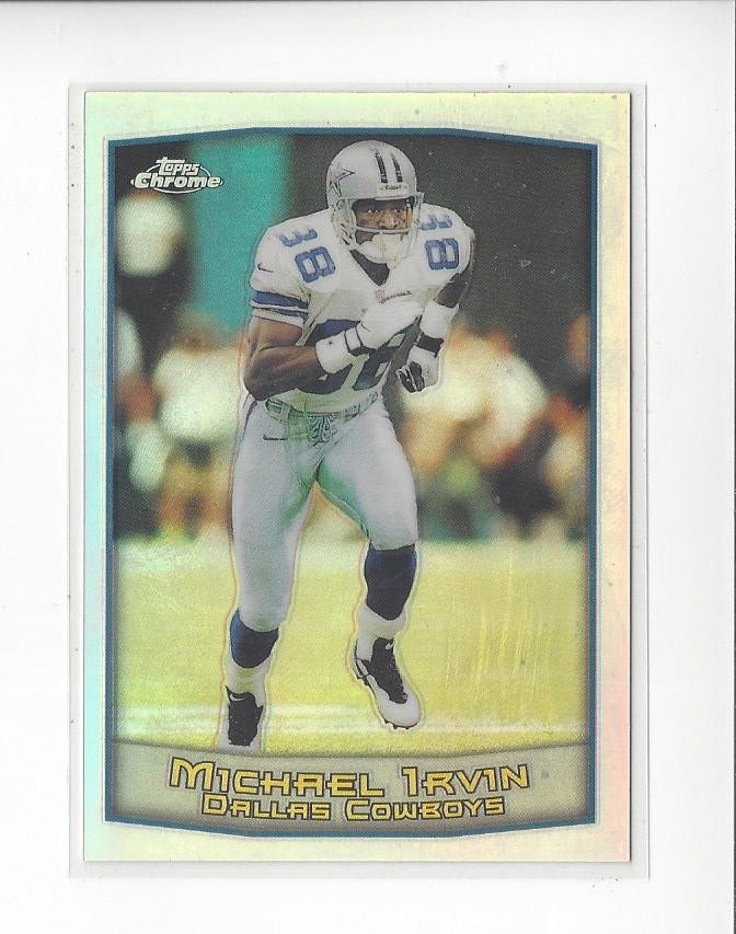 1999 Topps Chrome Refractor #92 Michael Irvin Cowboys