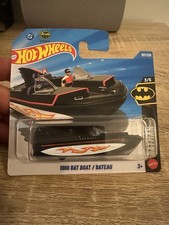 Hot Wheels 1966 Bat Boat Batman 2026 Short Card Black