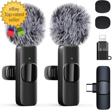 Professional Wireless Lavalier Microphone for Iphone, Ipad, Android Phone, Mini