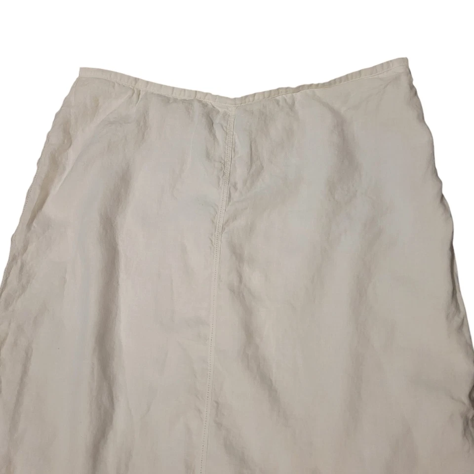 Falda midi de lino blanca Style & Co para mujer 18 Foto 2 de 4