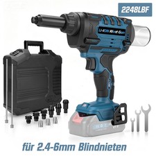 Pistola rivettatrice a batteria 2248LBF rivettatrice cieca elettrica pinza per rivetti Makita 18 V