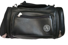 Ambico Black Faux Leather Camera Bag With Multiple Compartments And Strap in EUC