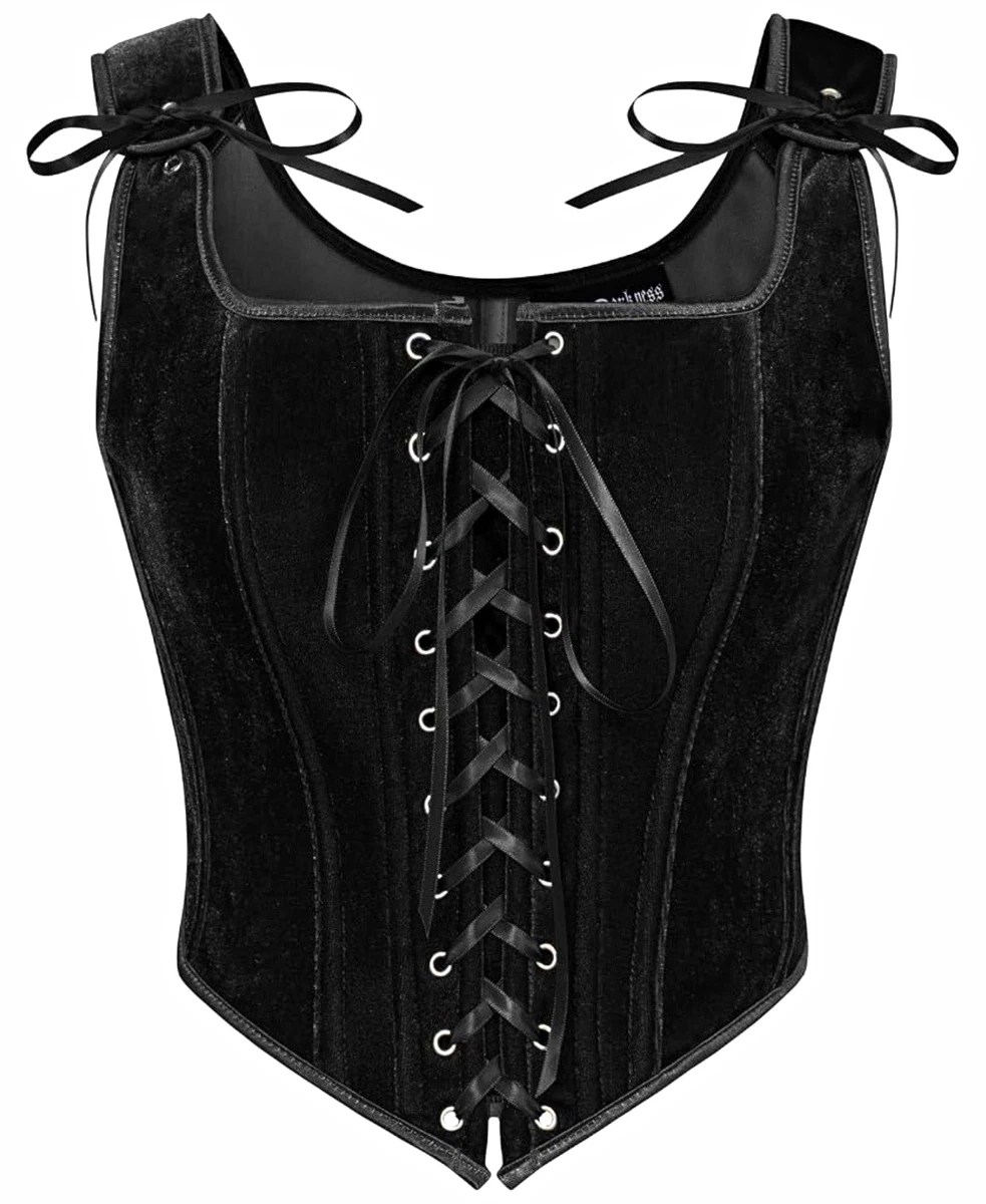 Lace Up Black Corsets & Bustiers for Women for sale | eBay