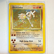 Pokémon TCG Hitmonlee 13/110 Legendary Collection Holo Rare WOTC 2002 Vintage