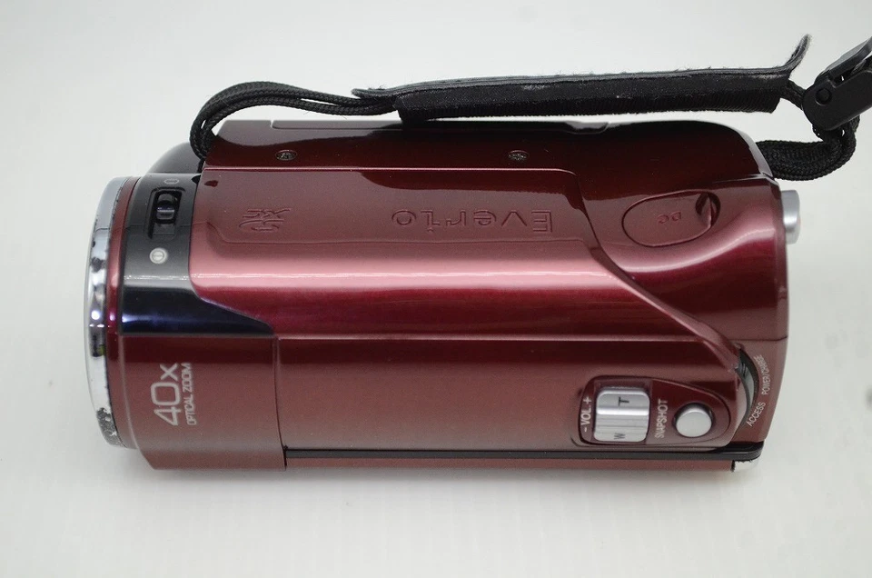 JVC Everio GZ-HM460 Digital Video Camera Camcorder Red #251104g - Image 3 of 4