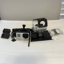 GoPro Hero3 Hero 3 Silver Edition With Miscellaneous Accessories Untested