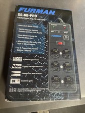 Furman SS-6B Pro W/ EVS 6 Outlet AC Surge Power Strip Conditioning