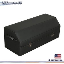 Universal Car Trunk Organizer Durable Leather Suv Cargo Storage Box With Lid Us Universal Car Trunk Organizer Durable Leather Suv Cargo Storage Box With Lid Us