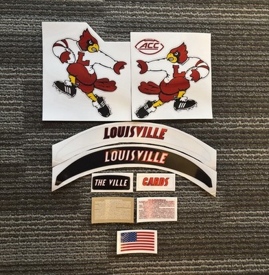 Louisville Football Helmet Decals - Heisman Bird