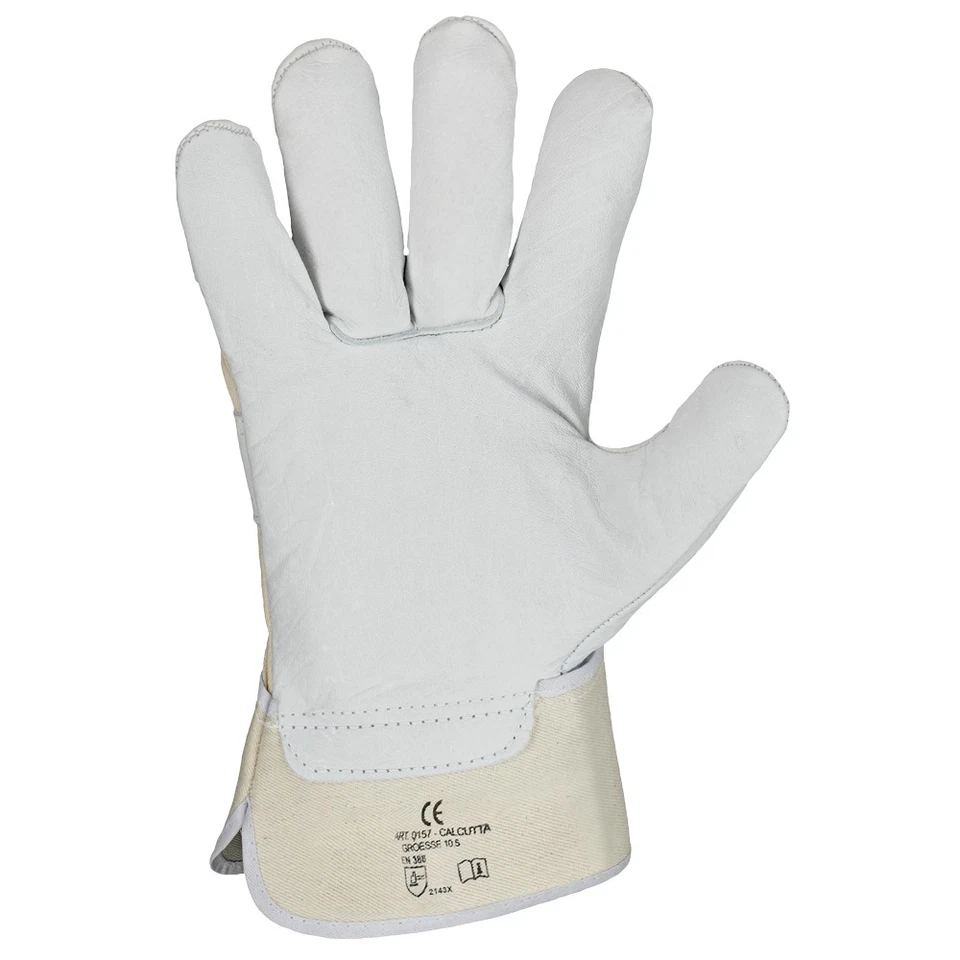 CALCUTTA STRONGHAND® Handschuhe Größe 8-12 Handschuh Leder Schutz Arbeitsschutz - Bild 3 von 4