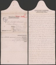 Germany WWII 1943 - POW Letter Stalag VI A to Belgium - Censor EP3