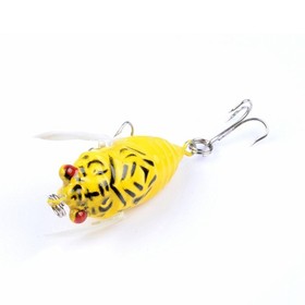 4pcs Painted Plastic Insects Pattern Baits Fishing Lures Painted Series Bionic