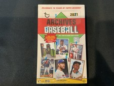 2021 Topps Archives Baseball Hobby Box - New/Unopened