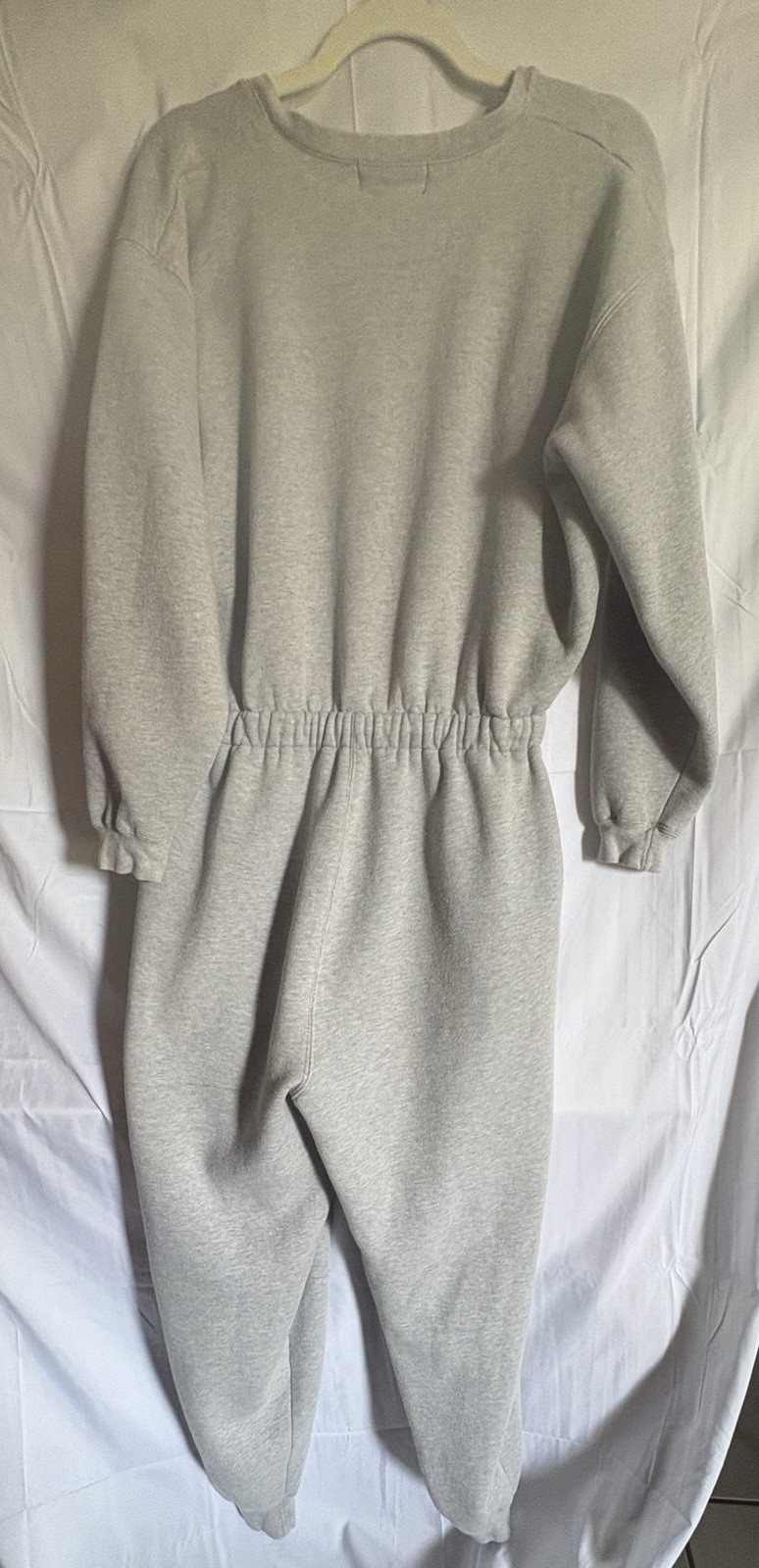 Vtg 90s Looney Tunes Character Warner Bros Romper Jogger Gray Sweatsuit Pajama M image 6