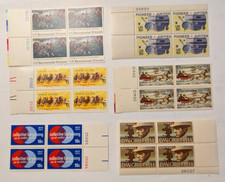 Lot of 10 - 10 cent Plate Blocks - MNH - Below Face