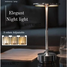 Cordless LED Touch Sensor Table Lamp Rechargeable Dimmable Bar Desk Night Light