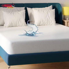 Niagara Waterproof Mattress Protector Queen 60X80 Cover Deep Pocket Breathable N