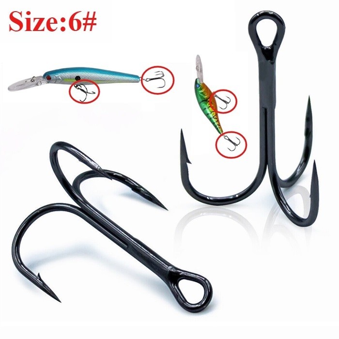 best treble hooks for ice fishing Trokar 3X Wide Gap In effect 100PCS Treble Hooks Triple Fishing