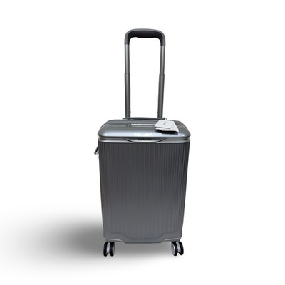 #ad #ad Samsonite Silhouette 18 Hardside Carry On Spinner Suitcase Silver $165.00