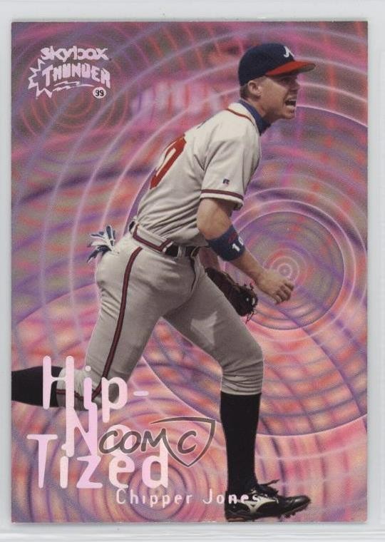 1999 Skybox Thunder Hip-No-Tized Chipper Jones #7(H) HOF fm0