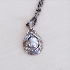 GEORG JENSEN Necklace Pendant SV925 1997 Ear Pendant Silver Ball 