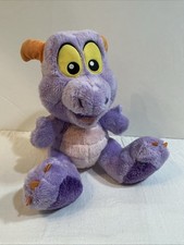 Walt Disney World Epcot Figment Purple Big Feet Dragon Stuffed Soft Plush Toy