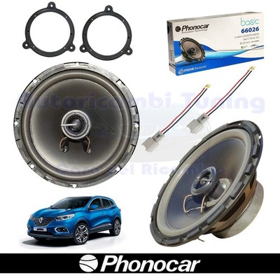 Phonocar 66026 Front Speaker Coaxial 165mm 60w for Renault Kadjar