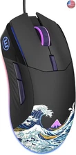 COSTOM Womier G705 USB Wired Gaming Mouse for PC Computer Windows Mac Laptop,