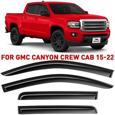 Side Window Deflectors Rain Guards for 2015-2022 GMC Canyon Crew Cab