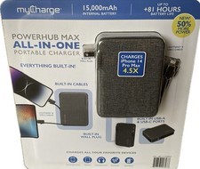 MyCharge PowerHub Max 15,000mAh All in One New Model 50 More Power Item1725622