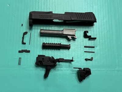 USED OEM TAURUS G2C SLIDE BARREL LOWER PARTS TRIGGER SAFETY EJECTOR 9MM