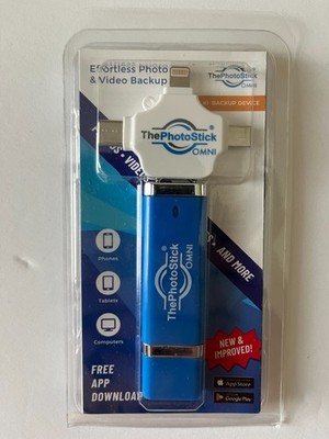 ThePhotoStick Omni 256GB For All Devices, PCs, Laptops, Cell Phones & Tablets