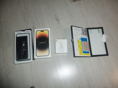 Apple iPhone 14 Pro Max - 128GB - Gold (Ohne Simlock) (Dual-SIM) wie Neu + Netzt