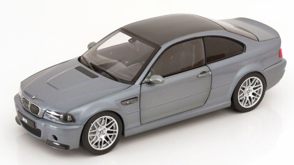 Norev 183016 Bmw M3 Csl E46 2003 Grau Metallic 1:18 Limitiert 1/1000 Modellauto-image