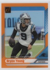 2024 Panini Clearly Donruss Orange 177/199 Bryce Young #9 6q5