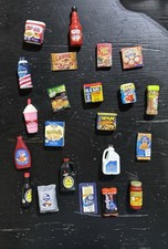 Miniature Grocery Packaging Lot Mini Brands Dollhouse Train Diorama Props