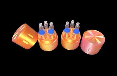x2 Mini Peptide Stations W/Purge - Pink / Gold
