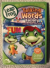 LeapFrog Talking Words Factory DVD 2003 Educational Kids Alphabet Phonics